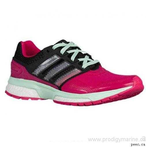 02F2 Thursday Specials Outlet Adidas Response Boost 2 Techfit - Womens - Shoes Bold Pink/Black/Frozen Green Width - B - Medium Techfit sale