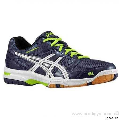 2Y5D Saturday Specials Economy Asics Gel-rocket 7 - Mens - Shoes Navy/White/Lime Width - D - Medium outlet store